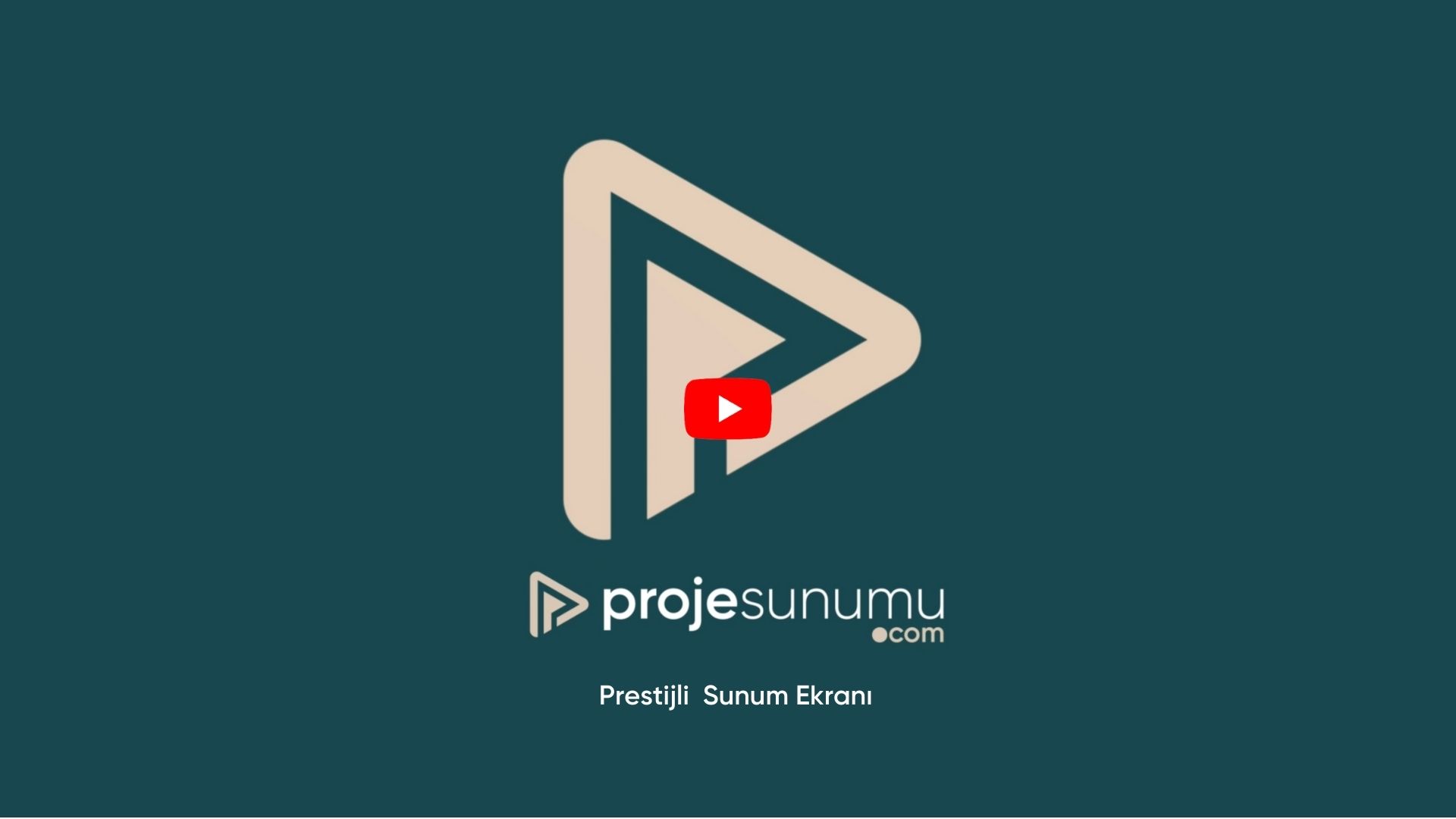 prestijli sunum ekranı